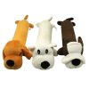 Pet Life Vocal Squeaky Plush Dental Dog Toy Interactive Rubber Nubs Flossing