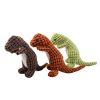 Screaming Plush Vocal Dental Dog Toy Interactive Noise Maker Rubber Nubs CCS