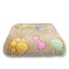 Soft Fluffy Cartoon Pattern Dog Blanket High Quality Warm Comfortable Pet Mat Lightweight Cozy Bed Couch Travel Pet Supply for Dogs Cats