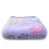 Soft Fluffy Cartoon Pattern Dog Blanket High Quality Warm Comfortable Pet Mat Lightweight Cozy Bed Couch Travel Pet Supply for Dogs Cats