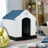 Plastic Outdoor Dog House Ventilated Waterproof Security All Weather Resin CCS