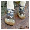 Pet Life Reflective Adjustable Rugged Outdoor Dog Shoes Anti Slip Rubber Soles