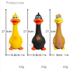 Hiphoppet Latex Dog Chew Toy Squeaky Interactive Duck Shape CCS