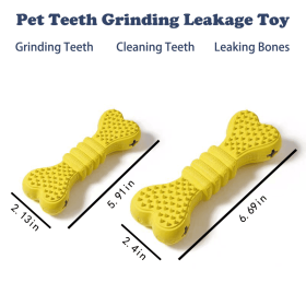Dog Chew Toy Teeth Cleaning Dental Care Treat Dispensing Alleviate Boredom (size: small)