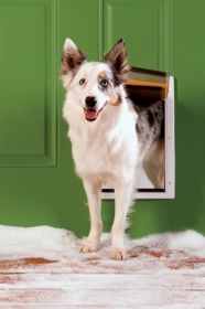 PetSafe Extreme Weather Pet Door Maximum Efficiency 3 Flaps (Option: Medium)