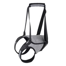 Unbranded — Rear Leg Support Harness Mobility Aid Heather Gray Small Dog Joint Hip Recovery Lifting Sling Assistance Device (Option: Heather Gray-S)