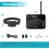 Wireless Dog Fence 20' to 850' 3 Mode Rechargeable Containment Waterproof CCS