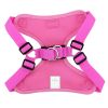 Wrap and Snap Harness Sunset Hibiscus Adjustable Soft Mesh Easy Wear Choke Free Secure Fit Doggie Design
