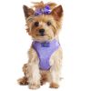Wrap and Snap Harness Sunset Hibiscus Adjustable Soft Mesh Easy Wear Choke Free Secure Fit Doggie Design