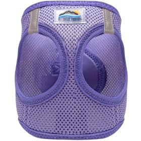 American River Solid Adjustable Step In Safety Mesh Harness Reflective Lightweight No Pull Design Small Medium Breeds (Color: Paisley Purple, Size: X-Small)