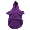 Gray Flex Fit Dog Hoodie Stretch Cotton Spandex Pullover Warm Thick Sweatshirt Kangaroo Pocket Leash Hole Winter Apparel Small Large Breeds