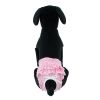 Ruffled Pink Gingham Dog Panties Cotton/Poly New Design Display Hanger Ruffles Top-Selling Easy Added Puppy