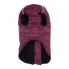 Doggie Design Zip Up Puffer Vest Warm Fleece Lined Step-In Winter Jacket Secure Double D Ring Closure Multiple Colors Comfortable Outerwear