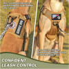 Hiphoppet Tactical Service Dog Harness Reflective No Pulling