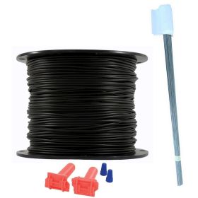 Essential Pet Dog Boundary Kit Heavy-Duty Containment Wire Flags Tools (Option: 16 Gauge Wire/1000 Ft)