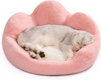 MEWOOFUN Dog Couch Bed Washable Round Non Slip Bottom Plush Supportive Indoor Cozy Design (Option: WP143)