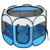 PetLuv Pet Tent Playpen Travel Shade UV Protection Safety Indoor Outdoor Mesh Polyester Ventilation Puppy Secure Portable Design