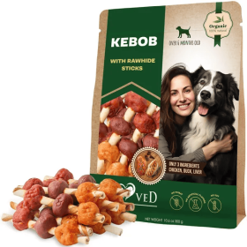 Unbranded Rawhide Dog Treats Human Grade Meat All Natural Organic Grain Free Long Lasting Dried Chews Healthy Dental Snack Design (Option: 1pcs)