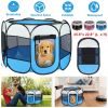 PetLuv Pet Tent Playpen Travel Shade UV Protection Safety Indoor Outdoor Mesh Polyester Ventilation Puppy Secure Portable Design