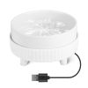 Heated Pet Water Bowl Ceramic USB Low Power 5V 1A Corrosion Heat Resistant Elevated Stand Detachable Clean Safe Puppy