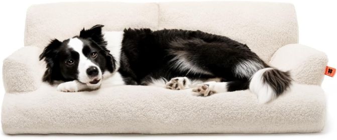 MEWOOFUN Dog Bed Breeds Washable Waterproof Removable Cover Non Slip Bottom Plush Supportive Indoor Cozy (Option: WP161)