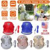 Dog Chest Harness & Leash Set Reflective Adjustable Mesh Padding No-Choke CCS
