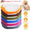 iMounTEK Dog Bed Plush Donut Nest Non-Slip Base Comfort Support Self-Warming Shag
