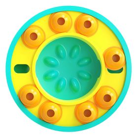 Unbranded Dog Puzzle Food Feeder IQ Training Slow Treat Dispenser Non Toxic Safe Brain Stimulation Interactive Mental Enrichment for (Option: Blue)