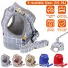 Dog Chest Harness & Leash Set Reflective Adjustable Mesh Padding No-Choke CCS