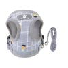 Dog Chest Harness & Leash Set Reflective Adjustable Mesh Padding No-Choke CCS