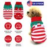 CooShou Pet Christmas Sweater Stylish Cute Pattern Skin‑Friendly Warm Seasonal Dogs Puppy