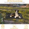 Cool Elevated Dog Bed Oxford Fabric Steel Frame Off-The-Ground Airflow Cot CCS