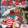 CooShou Pet Christmas Sweater Stylish Cute Pattern Skin‑Friendly Warm Seasonal Dogs Puppy