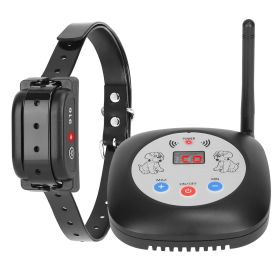 TeqHome GPS Dog Fence System Smart Virtual Boundary 65–328 ft Range Beep Vibration Auto Stop Safety Built In GPS Lost Prevention App (Option: 1Collar)