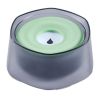 Slow Water Bowl Floating Disk Anti Splash Anti Wet Fur No Mess Hygienic Travel Friendly RV Car Use Clean Drinking for Puppies