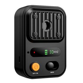 Unbranded Advanced Ultrasonic Bark Stopper IPX4 Weather Resistant Device 3 Frequency Levels 40 Day Battery Safe Effective Outdoor Bark (Option: Black)