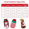 CooShou Dog Christmas Sweater Stylish Pattern Skin-Friendly Warm Knit Apparel