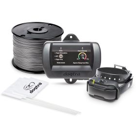 Dogtra E Fence 3500 Underground Fence System Waterproof Rechargeable 8 Level Static Correction Pager Vibration 40 Acres Reliable (Option: Ground Dog Fence)