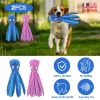 Unbranded Carton Octopus Toy Set No Stuffing Squeaky Crinkle Bright Colorful Plush Safe Odorless Interactive Durable Chewing Puppy Play