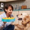 Dog Puzzle Food Feeder IQ Training Slow Treat Dispenser Non Toxic Safe Brain Stimulation Interactive Mental Enrichment for