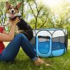 PetLuv Pet Tent Playpen Travel Shade UV Protection Safety Indoor Outdoor Mesh Polyester Ventilation Puppy Secure Portable Design