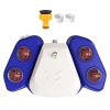 Pedal Activated Outdoor Dog Water Fountain Drinking Bathing Sprinkling Interactive Water Play Four Shower Balls Durable Fun