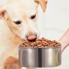 Stainless Steel Dog Bowl Clamp Holder Food Water Cage Feeder Anti Moving Safe Removable Easy Clean