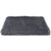 Aonai Long Plush Dog Bed Egg Crate Sponge Non Slip Bottom Cozy Warm Durable Removable Cover Puppy Supportive Sleep Design