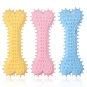 Unbranded Creamy Scented Teeth Grinding Bones 2 Pack Plaque Removal Gum Massage Oral Hygiene Long Lasting Chewing All Dog (colour: 2pcs, Size: blue)