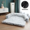 Unbranded Plush Indoor Dog Sofa Cushion Washable Warm Bed Cozy Cotton Soft Relaxing Design Fabric Premium