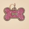 Unbranded Metal Dog ID Tag Bone Shape Durable Lightweight Engraved Design Practical Charming Reliability