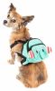 Pet Life Cartoon Dog Harness Backpack Cotton Dual Pocket Breathable Mesh Adjustable Straps Elephant Design Durable Adventure Walking