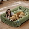 Vacqueen Human Dog Bed Giant Washable Lounger Pet Sleeping Cushion Portable Comfort Nest for Adults and Pets