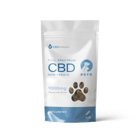 CBDMagic Full Spectrum Dog Treats Skin Coat Heart Support Calming Natural Wellness Balanced Daily Functional Snack Design (Dosages: 1000mg)